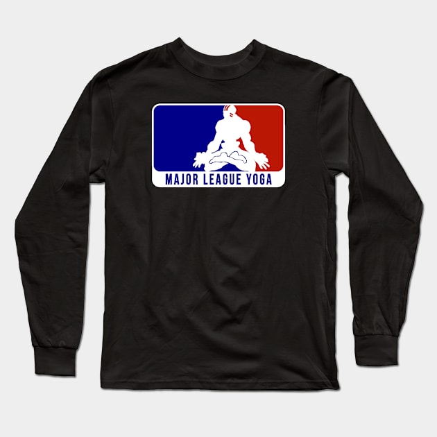 Major League Yoga Long Sleeve T-Shirt by CCDesign